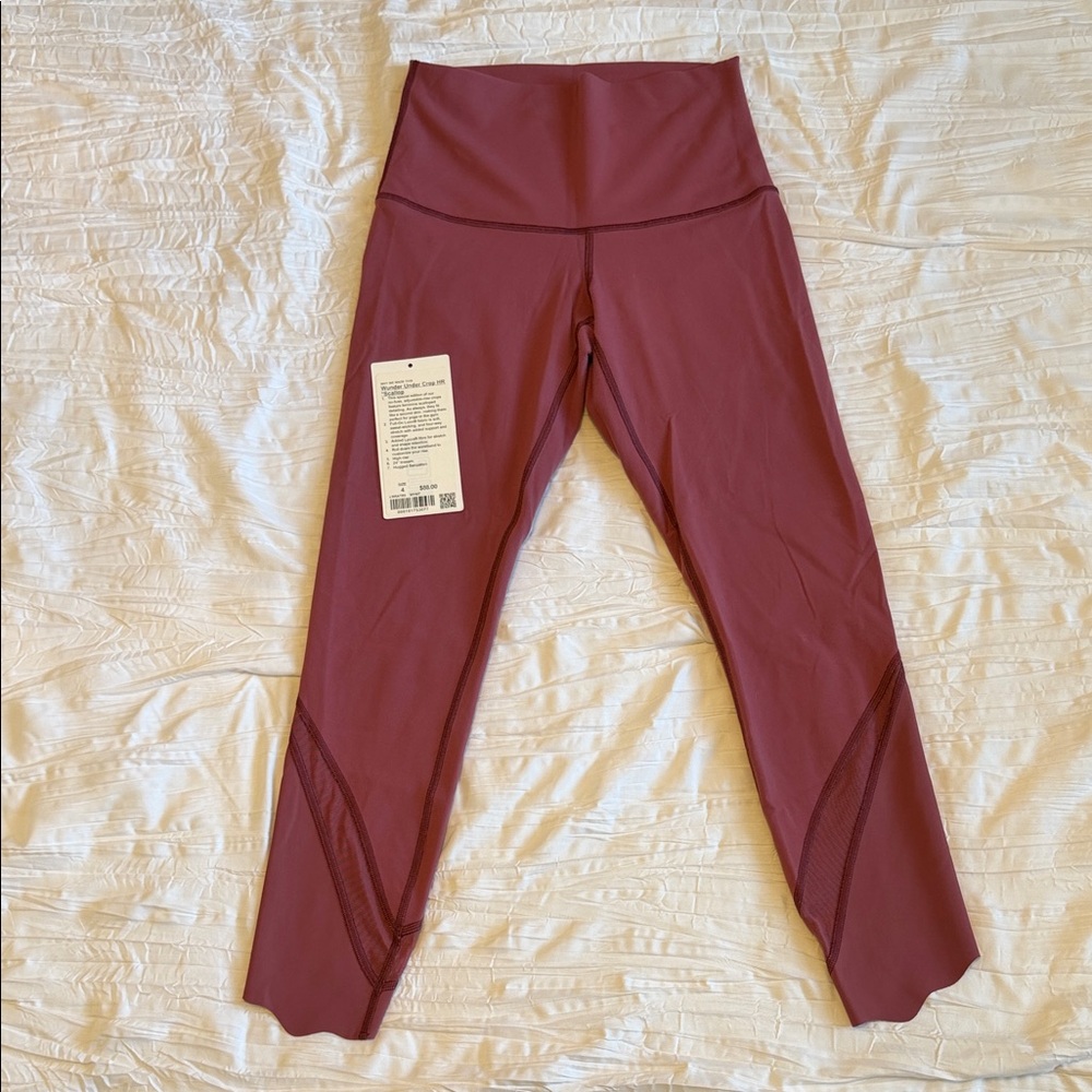 Lululemon Athletica Burgundy Leggings